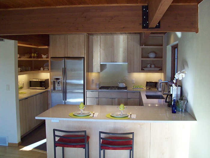 Contemporary style custom kitchen